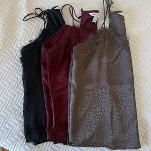 3 Nine West Lace Trim Cami